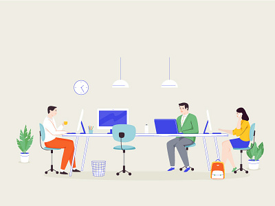 Office by Cami on Dribbble