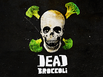 Dead Broccoli broccoli scull