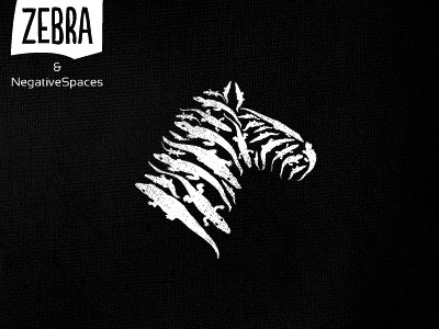 Zebra & negative space(s) animal blah freelance freelance logo design freelance logo designer freelancer illustration illustrative illustrator logo logo design logos negative space srdjan kirtic wizemark zebra