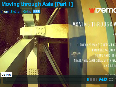 Moving through Asia video + CX meet-up poster poster srdjan kirtc vegas video wizemark