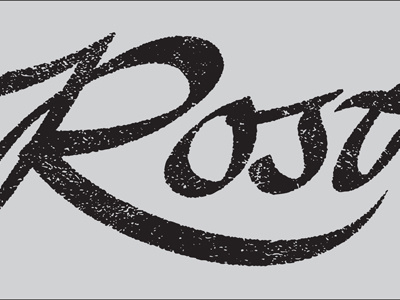 Rostr logo swash texture