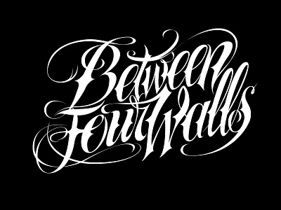 b4w brand branding design hardcore illustrator lettering letters logo music logo type typography vector