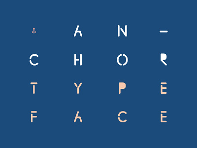 Anchor — Typeface