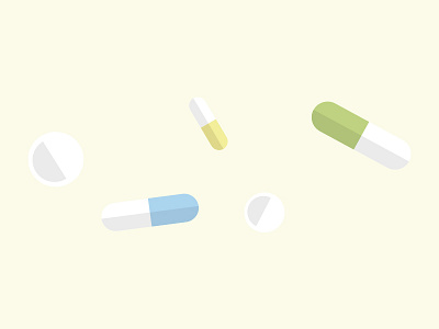 Pills flat flat design health icon illustration minimal pills vector