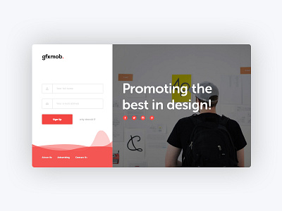 Graphics Mob Landing Page