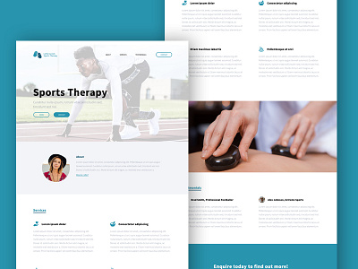 WIP - Local Sports Therapist Website