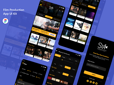 Film Production App UI Kit