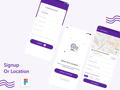 Signup Or Location location pin location tracker signup signup page signup screen signupform