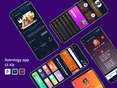 astrology app ui