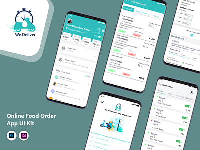 Online Food OrderApp UI Kit