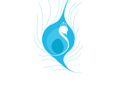 peacock dana branding design home screen icon logo minimal vector website