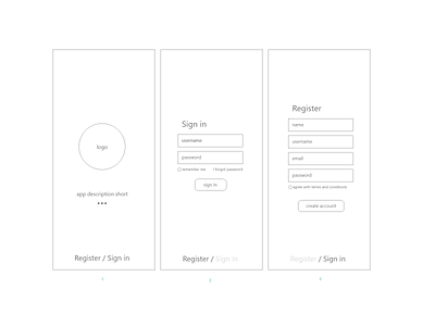 UI files for Mobile App Designer design minimal