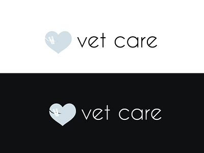 vetcare logo, vet clinic, proposal for the name of the app branding design logo vector