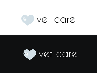 vetcare logo, vet clinic, proposal for the name of the app