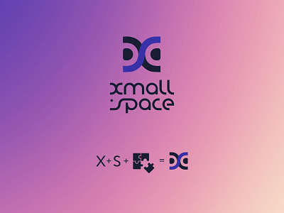 Xmall.Space logo. Version 2 branding design graphic design identity illustration logo logotype typography ui ux vector