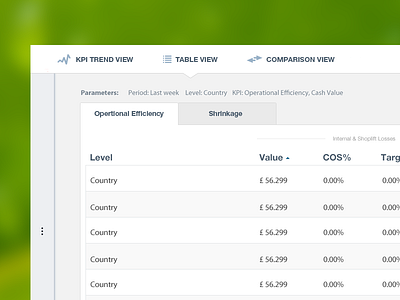 Desktop UI app clean dashboard desktop minimal table