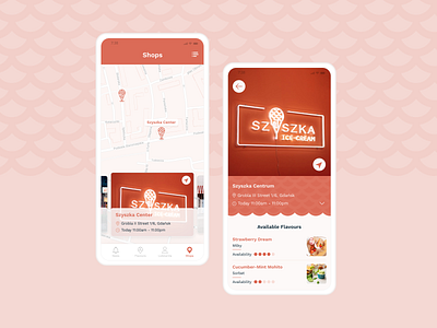 Ice Cream Store App design ice ice cream ui
