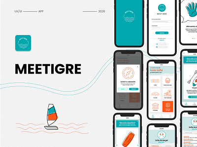 Meetigre app | UX/UI branding design graphic product ui ux