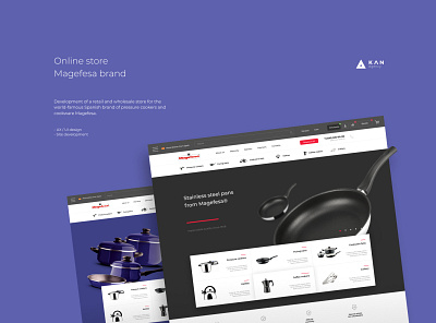 Online store / Design & Development / Cookware brand Magefesa online shop online store ui ui design ux ux ui ux design uxui web design web site webdesign webdevelopment website