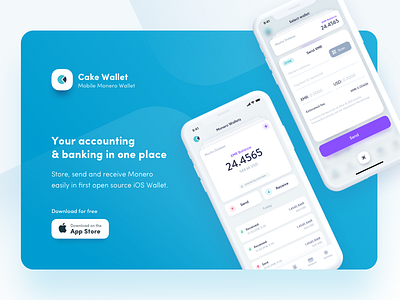 CakeWallet Landing