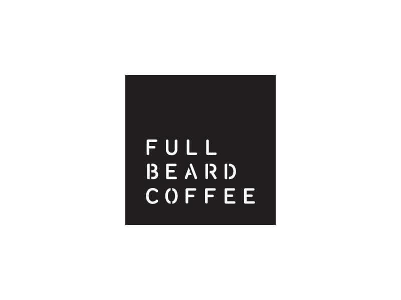 Full Beard Coffee logo coffee logo design gastronomy food typography logo