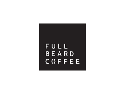 Full Beard Coffee logo coffee food gastronomy logo logo design typography