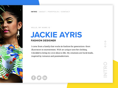 Fashion Designer Portfolio designer designer portfolio fashion designer personal website