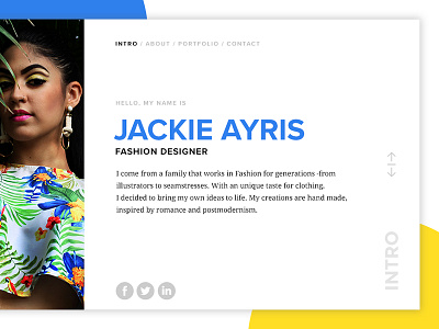 Fashion Designer Portfolio