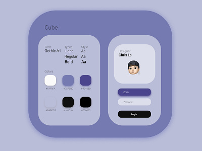 Cube UI design figma themes ui uiux