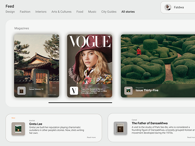 Magazine App 2020 trend apple design figma interface magazine minimalism simple ui web design