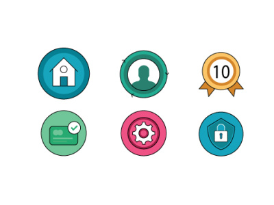 new work flat icon icon design icon set line icon modern icon