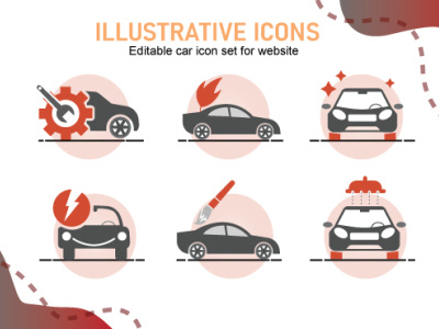 Custom icons set custom icons flat icons icon design icons set line icons