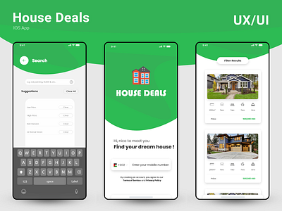 UX/UI Design for IOS House Deals App mobile mobile app mobile app design mobile design mobile ui ui design uidesign ux ux design uxdesign uxui