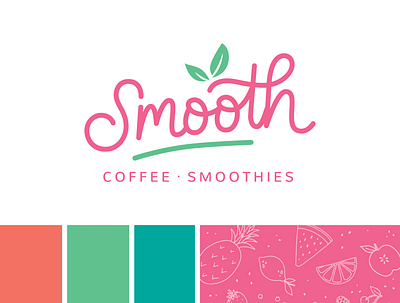 Smooth Branding brand identity brand identity design branding and identity cafe logo drink logo