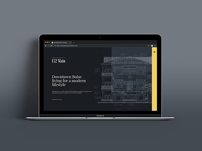Boutique Residences Website Homepage Design