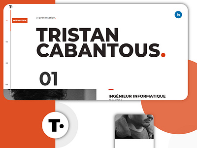 Personal Website - cabantous.fr design icon minimalist mobile responsive website ui uiux ux web webdesign website
