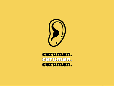 Cerumen - Logo branding ears icon logo minimalist oreilles podcast