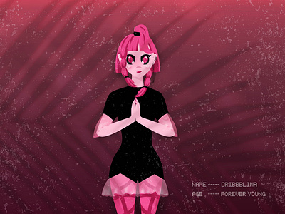 dribbble girl