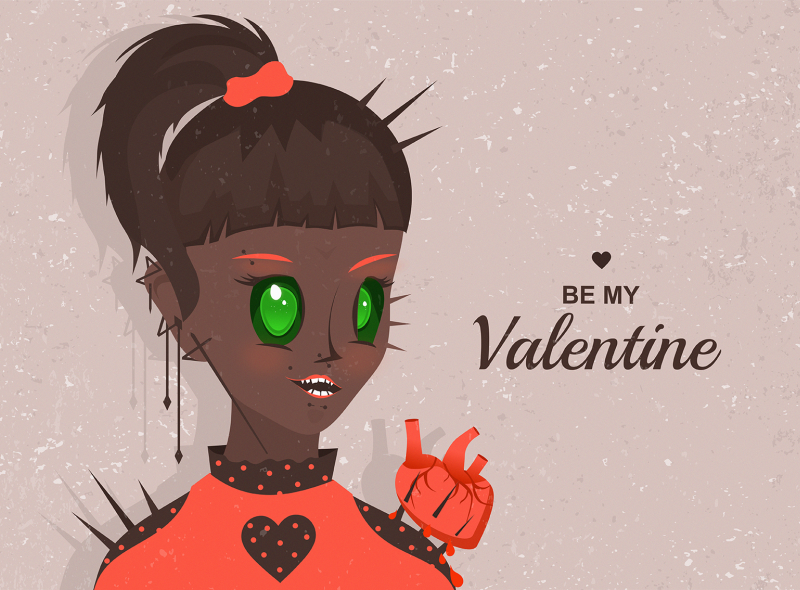 BE MY VALENTINE artwork characterdesign design digital illustration digitalart graphicdesign illustration