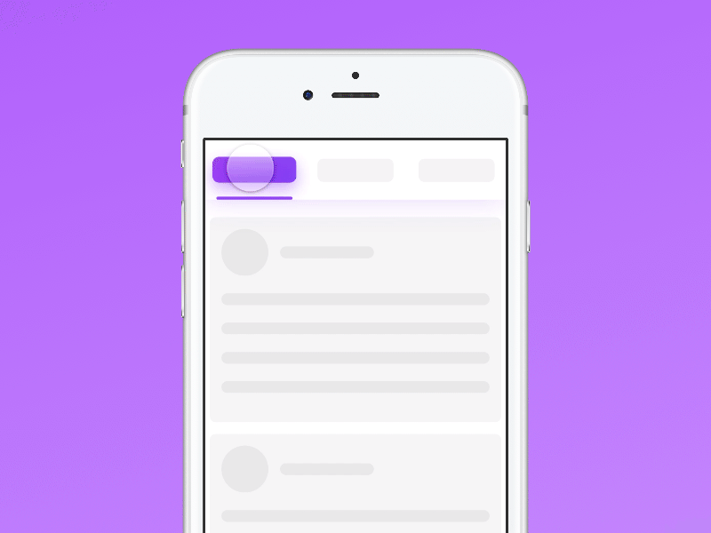 Tabs Interaction animation framer interaction mobile ui