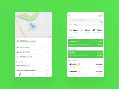 Citymapper Redesign Concept commute concept map mobile navigation redesign travel ui