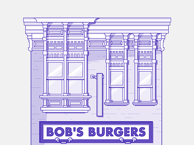 bob's burgers vector affinity blue bobsburgers design detail flat illustration series vector