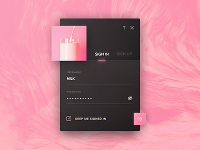 Day 1 - Sign Up 001 dailyui design gradient login pink signup ui ux