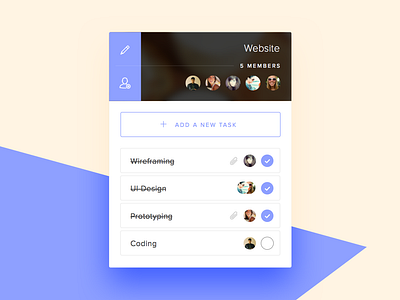 Day 42 - ToDo List by Sebastian Stapelfeldt on Dribbble