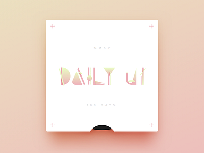 Day 52 - Daily UI Logo cd cover dailyui design logo ui ux vinyl
