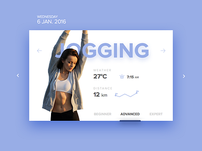 Day 62 - Workout Of The Day dailyui design ui ux workout