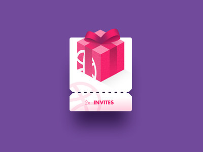 Day 97 - Give Away dailyui invite ui ux