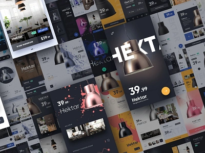 Hektar design ikea product shop ui ux