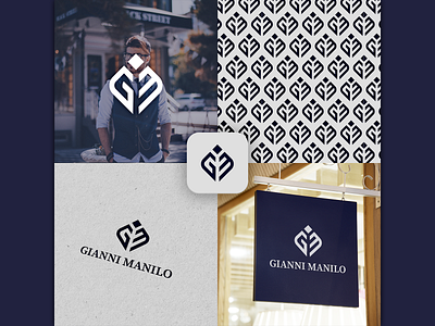 GM Monogram branding creative design graphic design hand drawing illustration logo marketing minimal monogram simple typography ui ux vector visual design