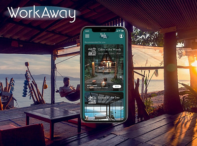 WorkAway design mockup ui